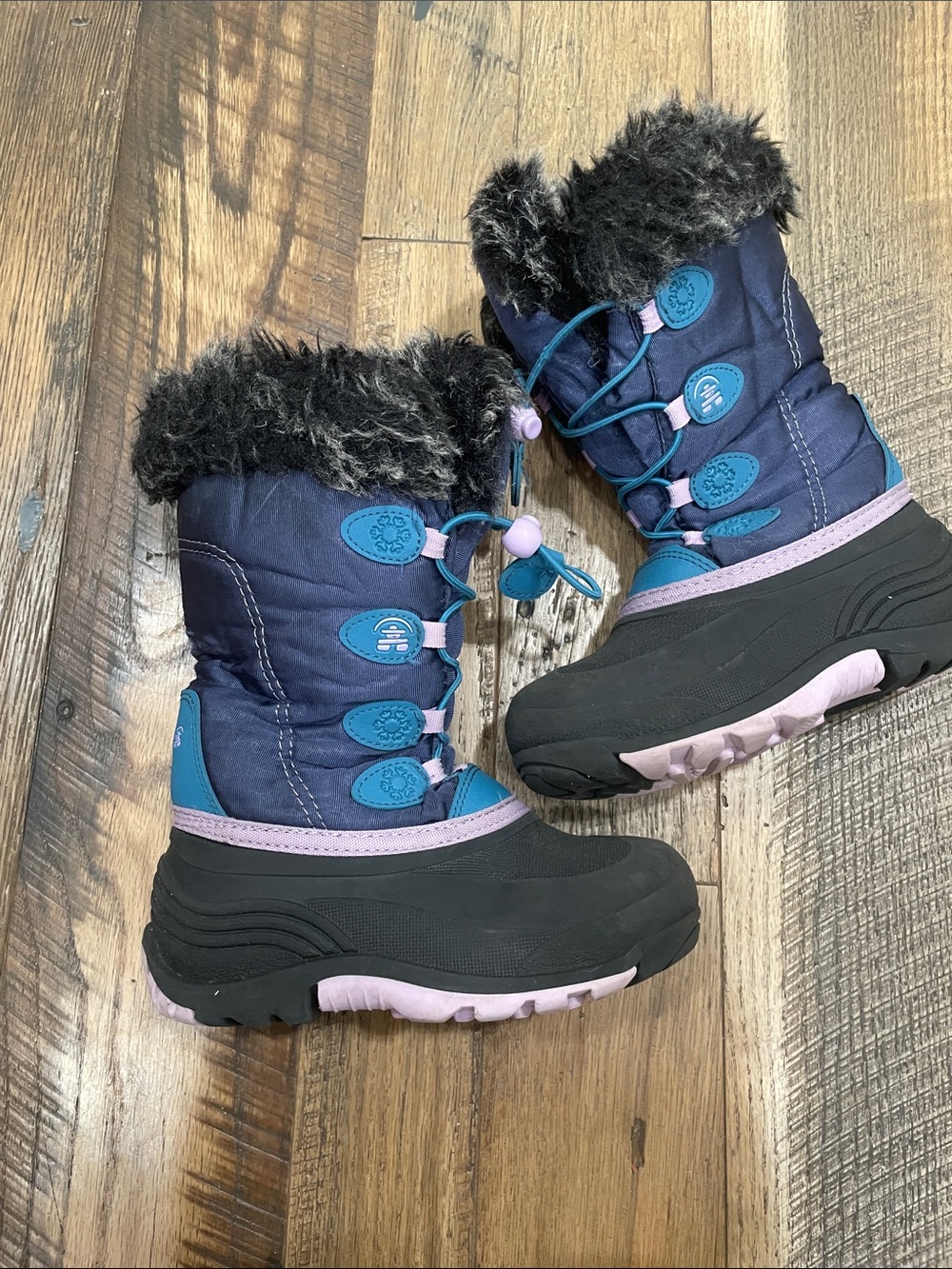 Kamik winter snow boots girl 13